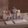 Jewelry - Blush Pink and Lavender Vegan Suede Jewelry Display Set - WHISPERING WOODS