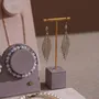Jewelry - Blush Pink and Lavender Vegan Suede Jewelry Display Set - WHISPERING WOODS