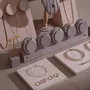 Jewelry - Blush Pink and Lavender Vegan Suede Jewelry Display Set - WHISPERING WOODS