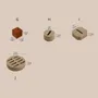 Jewelry - Caramel Vegan Suede and Walnut Veneer Jewelry Display Set - WHISPERING WOODS