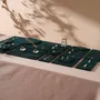 Jewelry - Dark Green Felt Jewelry Display Set with Acrylic Accents - WHISPERING WOODS