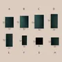 Jewelry - Dark Green Felt Jewelry Display Set with Acrylic Accents - WHISPERING WOODS