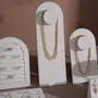 Jewelry - Cream White Layered Counter Jewelry Display Set - WHISPERING WOODS