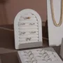 Jewelry - Cream White Layered Counter Jewelry Display Set - WHISPERING WOODS