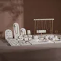 Jewelry - Cream White Layered Counter Jewelry Display Set - WHISPERING WOODS