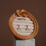 Jewelry - Cream White Vegan Suede and Marble Jewelry Display Set - WHISPERING WOODS