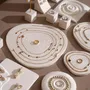 Jewelry - White Vegan Suede Jewelry Display Set with Dishes and Trays - WHISPERING WOODS
