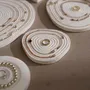 Jewelry - White Vegan Suede Jewelry Display Set with Dishes and Trays - WHISPERING WOODS