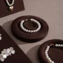 Jewelry - Ensemble Jewelry Display Set in Dark Mocha Vegan Suede - WHISPERING WOODS