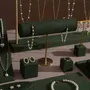Jewelry - Forest Green Vegan Suede Jewelry Display Set - WHISPERING WOODS