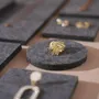 Jewelry - Dark Gray Felt Jewelry Display Set - WHISPERING WOODS
