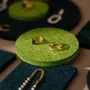 Jewelry - Two-Tone Green Felt Jewelry Display Set - WHISPERING WOODS