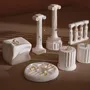 Jewelry - Roman Column Gypsum Jewelry Display Set - WHISPERING WOODS