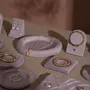 Jewelry - Lavender Vegan Suede Organic Jewelry Display Set - WHISPERING WOODS