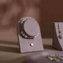 Jewelry - Lavender Vegan Suede Organic Jewelry Display Set - WHISPERING WOODS