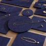 Jewelry - Midnight Blue Felt Jewelry Display Set - WHISPERING WOODS
