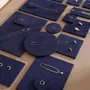 Jewelry - Midnight Blue Felt Jewelry Display Set - WHISPERING WOODS