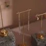 Jewelry - Natural Lava Stone and Brass Jewelry Display Set - WHISPERING WOODS