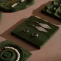 Jewelry - Forest Green Vegan Suede Jewelry Tray Set - WHISPERING WOODS