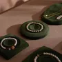 Jewelry - Forest Green Vegan Suede Jewelry Tray Set - WHISPERING WOODS
