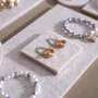 Jewelry - Off White Felt Jewelry Display Set - WHISPERING WOODS