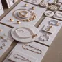 Jewelry - Off White Felt Jewelry Display Set - WHISPERING WOODS