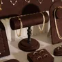 Jewelry - Pavilion Jewelry Display Set in Dark Mocha Vegan Suede - WHISPERING WOODS