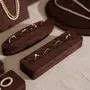 Jewelry - Pavilion Jewelry Display Set in Dark Mocha Vegan Suede - WHISPERING WOODS