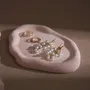 Jewelry - Soft Blush Pink Vegan Suede Jewelry Dish Set - WHISPERING WOODS