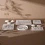 Jewelry - White Gypsum Jewelry Display Set - WHISPERING WOODS