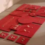 Jewelry - Red Felt Jewelry Display Platform Set - WHISPERING WOODS