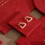 Jewelry - Red Felt Jewelry Display Platform Set - WHISPERING WOODS
