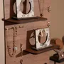 Jewelry - Large Walnut Veneer Jewelry Display Set with Stands and Trays - WHISPERING WOODS