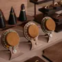 Jewelry - Large Walnut Veneer Jewelry Display Set with Stands and Trays - WHISPERING WOODS