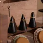 Jewelry - Large Walnut Veneer Jewelry Display Set with Stands and Trays - WHISPERING WOODS