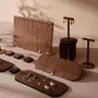 Jewelry - Walnut Veneer Jewelry Display Set with T-Bars - WHISPERING WOODS