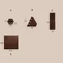 Jewelry - Solid Walnut and Walnut Veneer Jewelry Display Set - WHISPERING WOODS