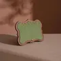 Jewelry - Walnut Veneer and Green Vegan Leather Jewelry Display Set - WHISPERING WOODS