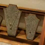 Jewelry - Walnut Veneer and Grey Felt Jewelry Display Set - WHISPERING WOODS