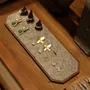 Jewelry - Walnut Veneer and Grey Felt Jewelry Display Set - WHISPERING WOODS