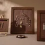 Jewelry - Walnut Veneer and Brass Jewelry Display Set - WHISPERING WOODS