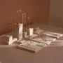 Jewelry - Yellow Travertine Jewelry Display Set with Brass T-Bar Stands - WHISPERING WOODS