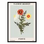 Poster - Art-Poster - Flower Market Porto - NKTN - WALL EDITIONS