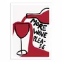 Affiches - Affiche - More Wine Please - Athene Fritsch - WALL EDITIONS