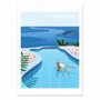 Poster - Art-Poster - Girl in Pool - Petra Lizde - WALL EDITIONS