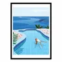 Poster - Art-Poster - Girl in Pool - Petra Lizde - WALL EDITIONS