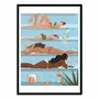 Affiches - Affiche - Ladies by the pool - Petra Lizde - WALL EDITIONS