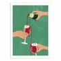 Poster - Art-Poster - Cheers Girls - Raissa Oltmanns - WALL EDITIONS
