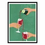Poster - Art-Poster - Cheers Girls - Raissa Oltmanns - WALL EDITIONS