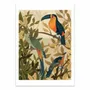 Affiches - Affiche - Paradise Birds - Goed Blauw - WALL EDITIONS